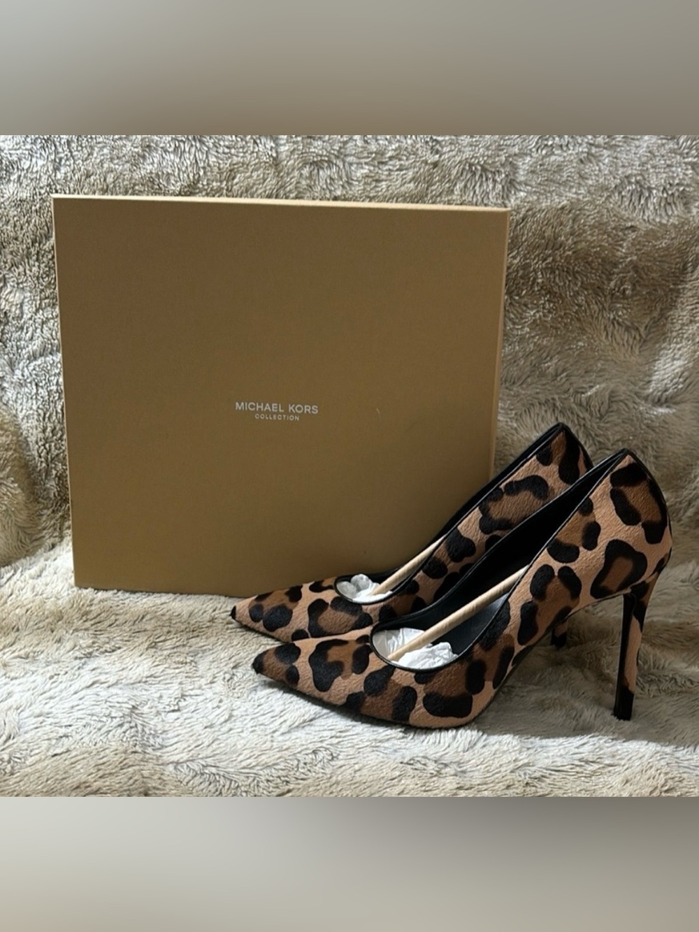 Michael Kors Leopard Print Heels - SIZE 7.5
